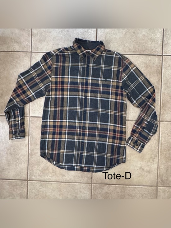 Weatherproof Other - Weatherproof Men's Plaid Button-Down Shirt - Navy, Brown, Cream